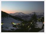 La Plagne at dusk * 4715 x 3495 * (8.74MB)